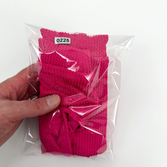 Decree Womens High Rise Textured Full Coverage Bikini Bottom Pink XL NWT - Picture 9 of 9